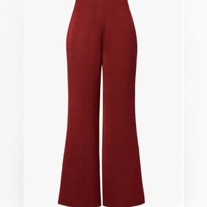 NEW WITH TAGS - Vince satin high-waist bias pant- red color - size 8
